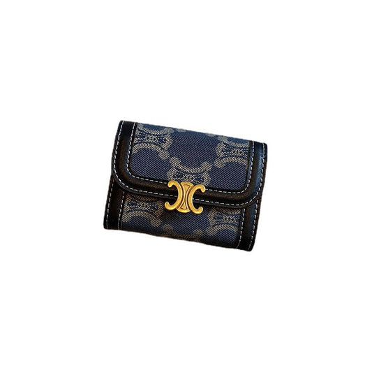 High-End Elegant Practical Card Holder Portable Coin Purse Bank Card ID Card Storage Card Case Versatile Bag Leather Case