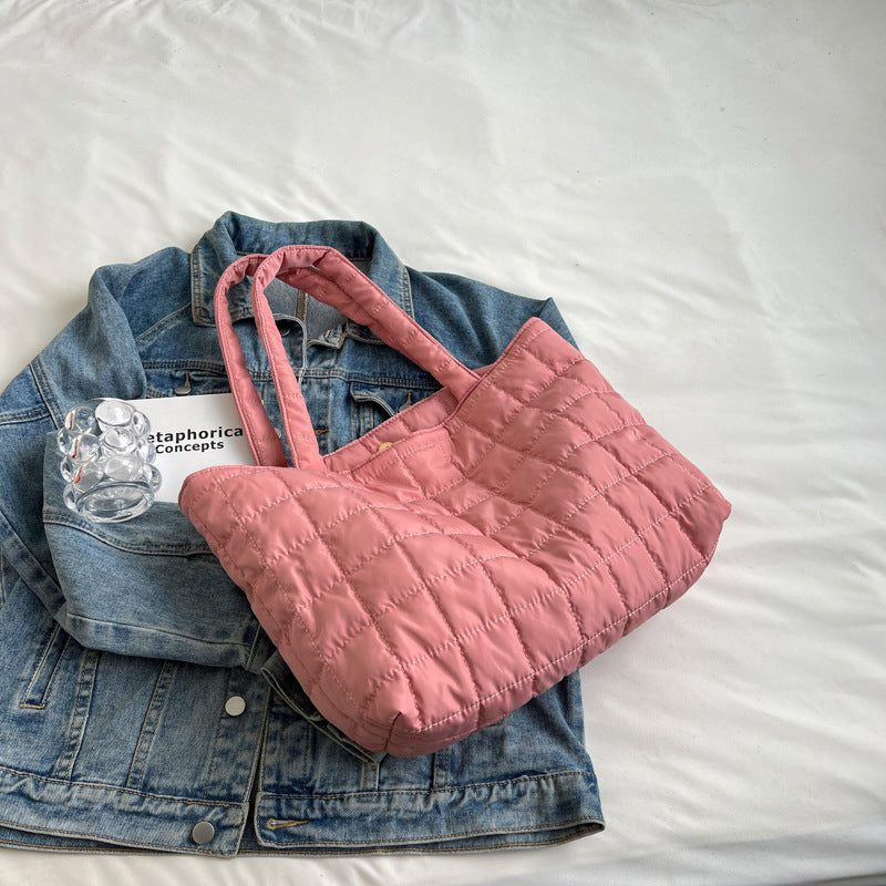 Underarm Bag Women's Fashion Casual Large Capacity New Korean Style Simple Western Style Shoulder Messenger Tote Bag