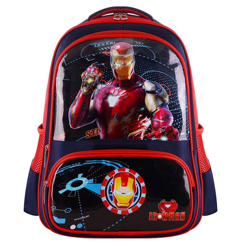 Lightweight Breathable Kids Backpack with Cartoon Design for School Children, Comfortable Ergonomic Shoulder Straps and Durable Nylon Material