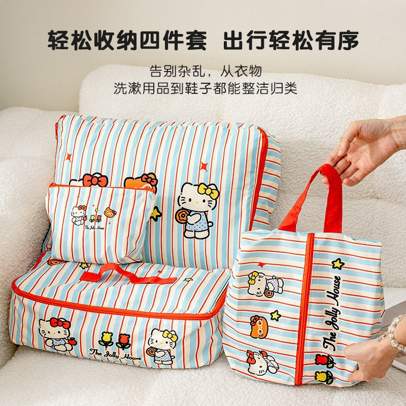 Foldable Storage Bag Luggage Cat Storage Bag Waterproof Portable Clothes Underwear Underwear Shoes Packing Bag