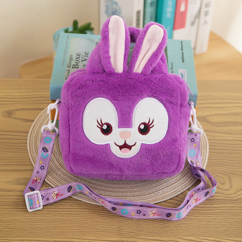 New Cartoon Cute SpongeBob Doll Crossbody Bag Cinnamoroll Babycinnamoroll Girl Plush Toy Bag