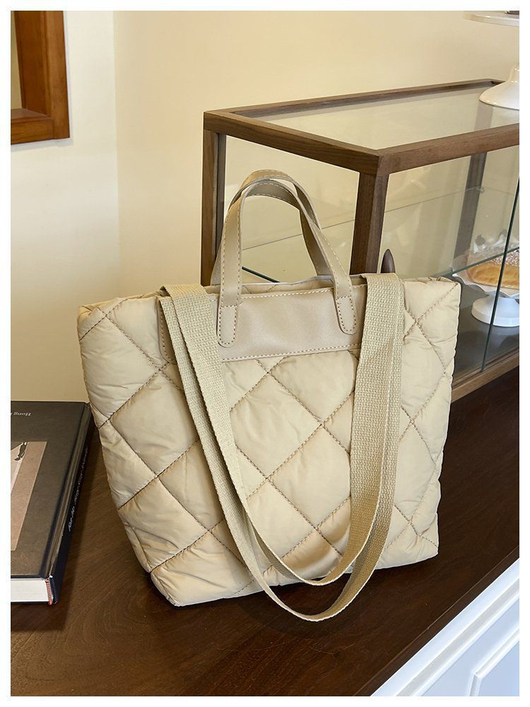 Cotton Coat Bag Korean Style Portable Tote Bag Women's Large Capacity Fashion All-Matching New Shoulder Bag