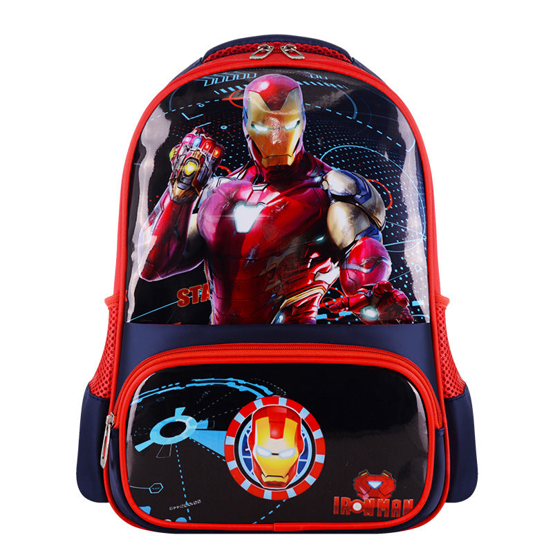 Lightweight Breathable Kids Backpack with Cartoon Design for School Children, Comfortable Ergonomic Shoulder Straps and Durable Nylon Material