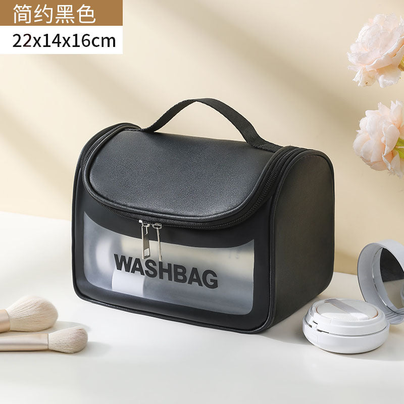 Portable Portable Large Capacity Waterproof Women's Cosmetic Bag Travel Toiletry Bag