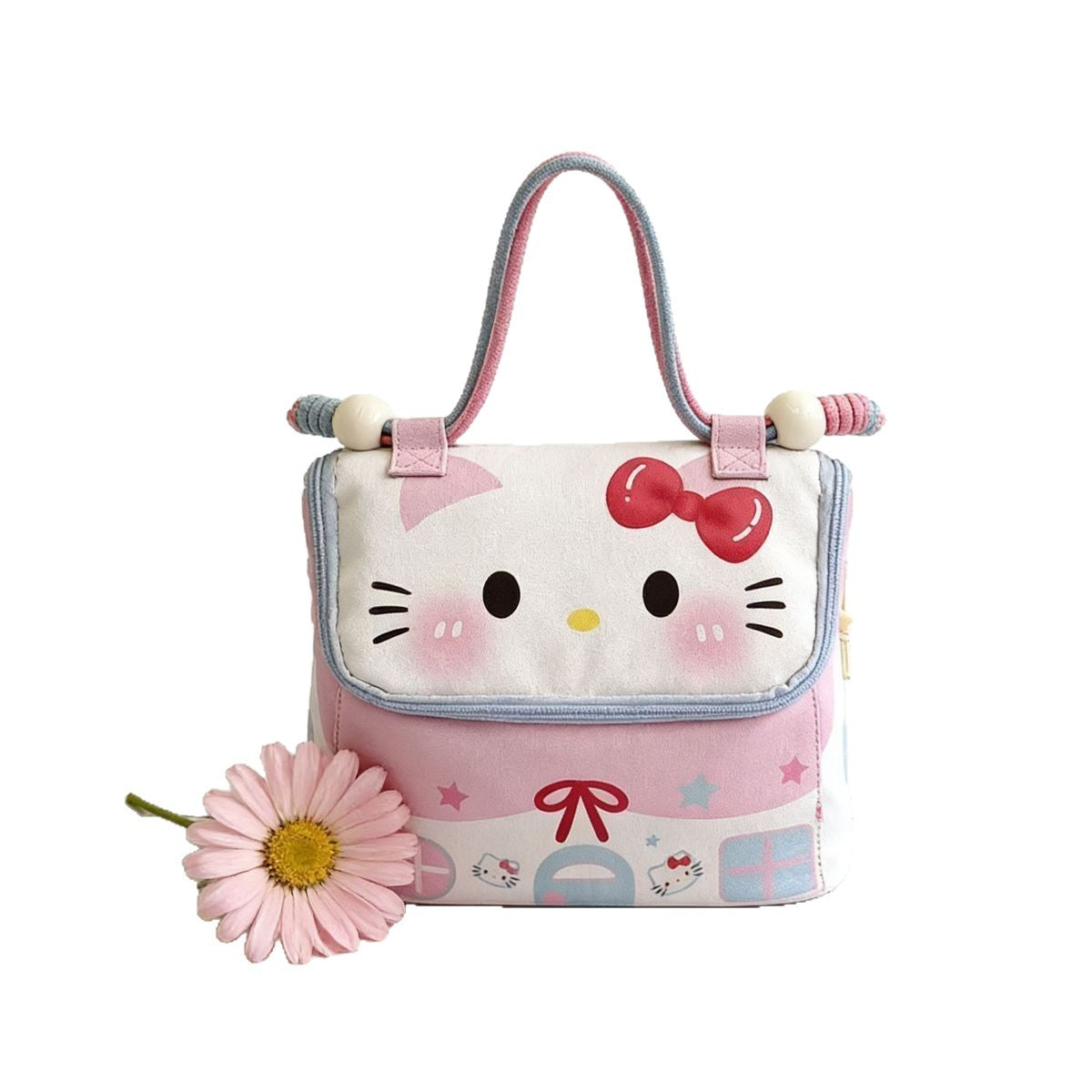 Cute Hello Kitty Cosmetic Bag Large-Capacity Cosmetics Buggy Bag Travel Portable Portable and Fashion Storage Bag