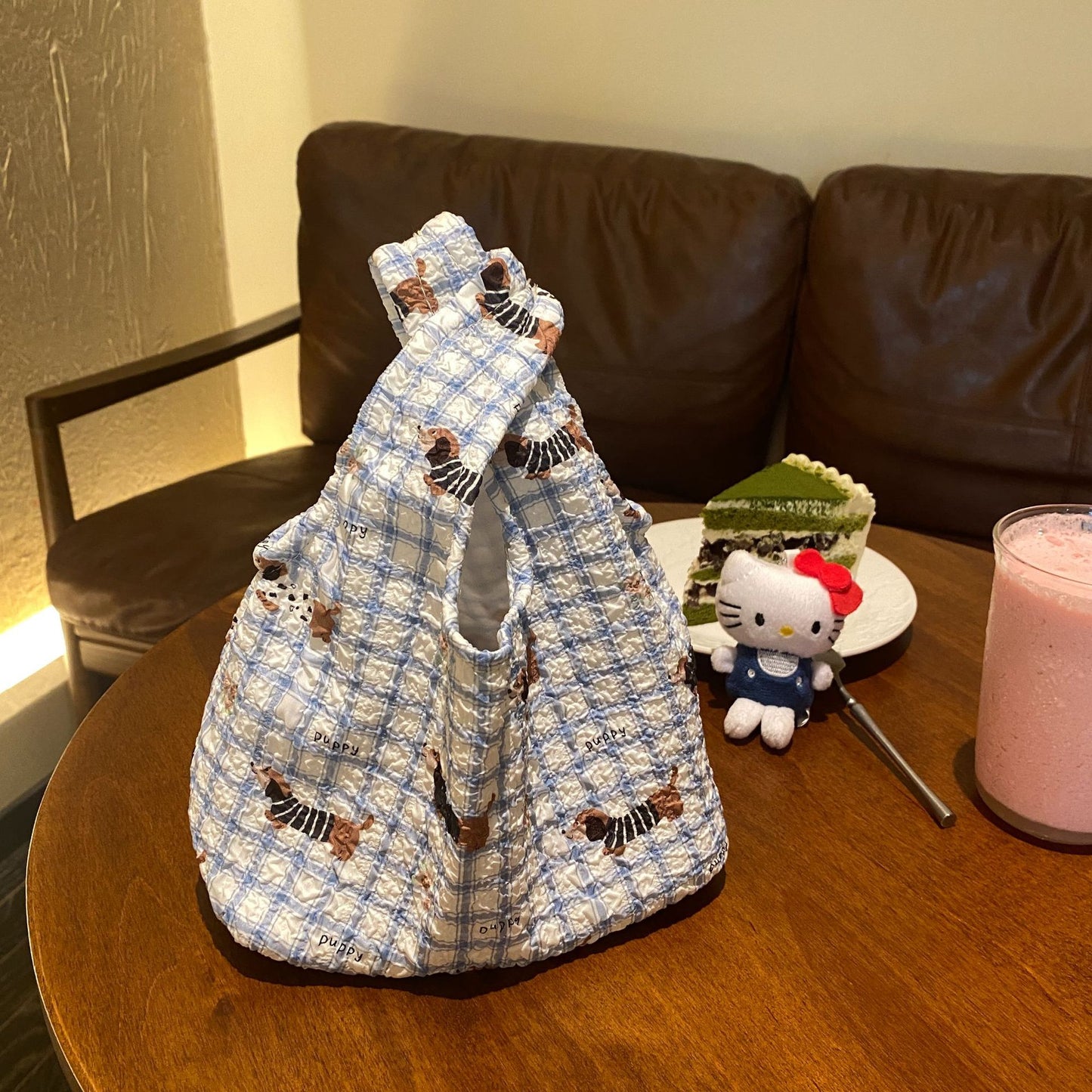 Cute Plaid Women's Tote Fashion Casual Shoulder Bag Large Capacity