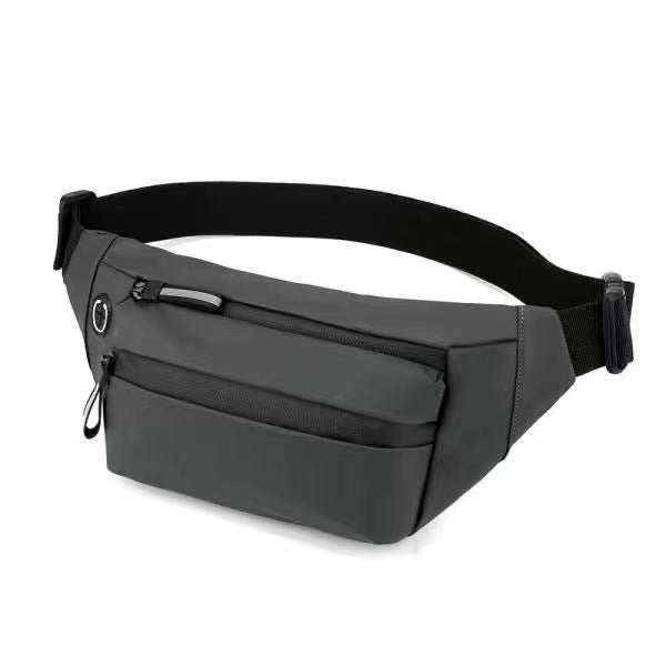 Fashionable Men's Waist Bag with PU Leather, Durable Design for Outdoor Travel and Casual Wear