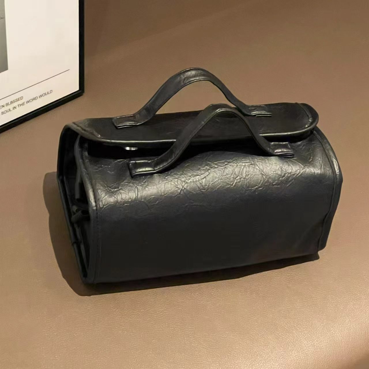 Stylish Multi-Functional Cosmetic Bag with Detachable Design, Large Capacity Waterproof Travel Toiletry Organizer