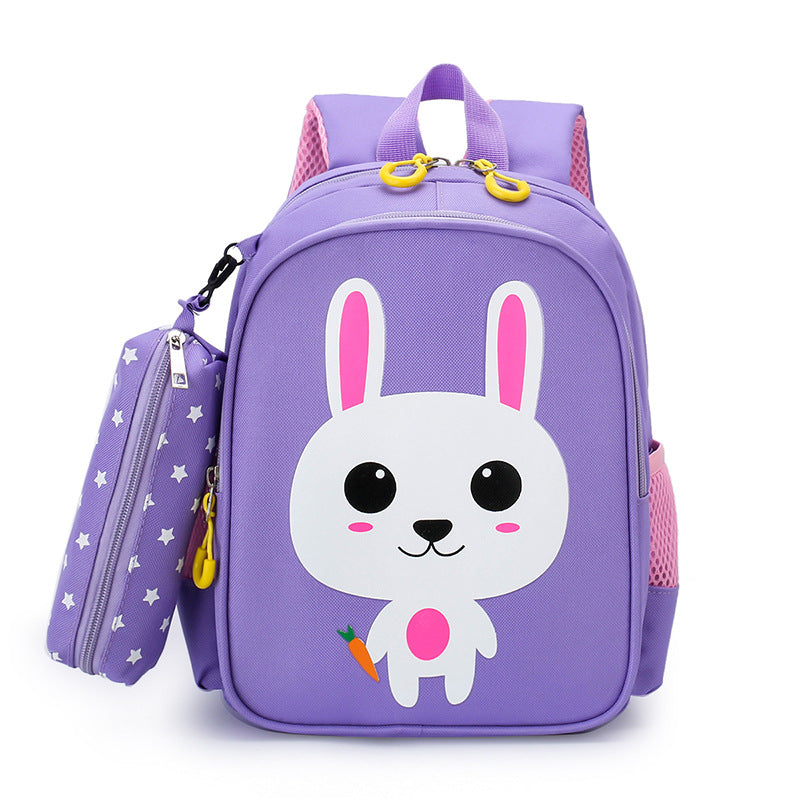 Cute Unicorn Backpack for Kids with Pencil Case - Lightweight School Bag for Preschool Girls