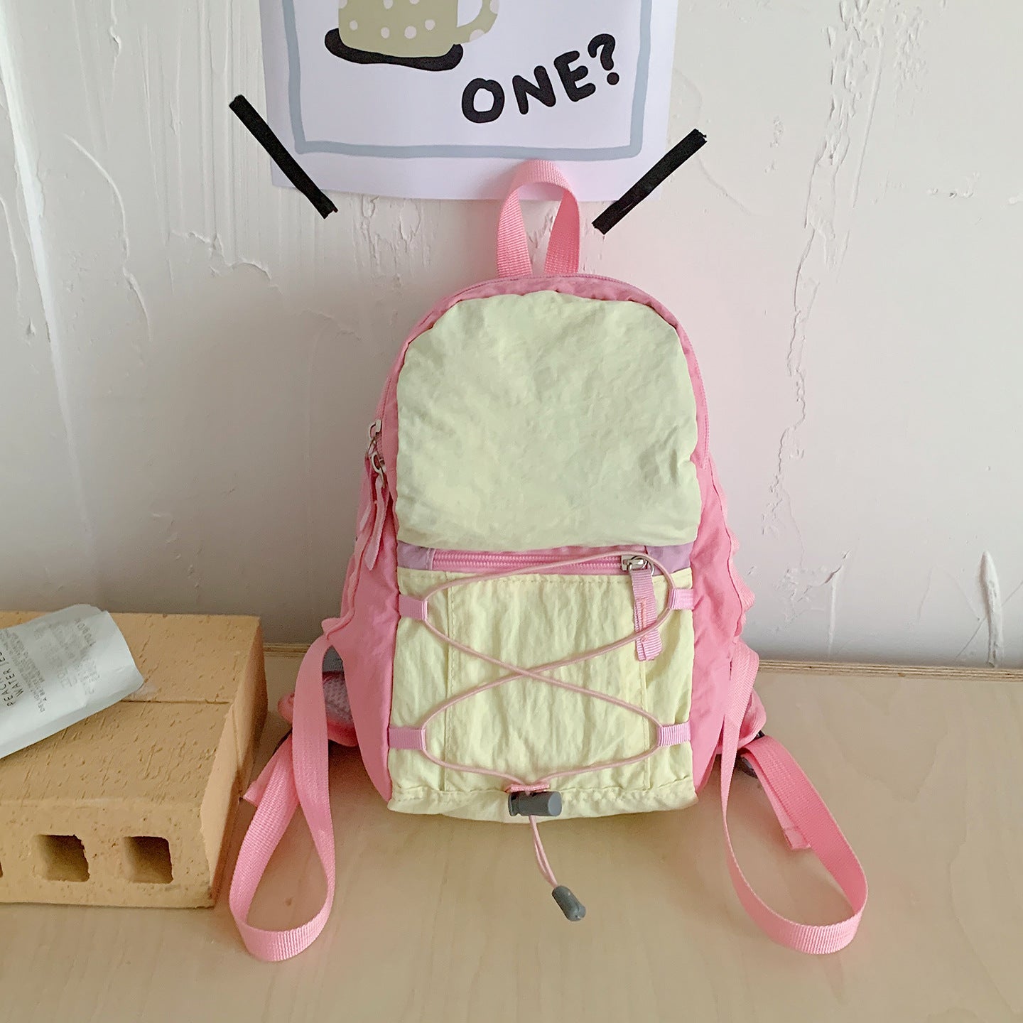 Lightweight Outdoor Backpack for Women and Men, Breathable Nylon Design with Arc Shoulder Straps, Perfect for Hiking, Cycling, Daily Use and Spring Outings