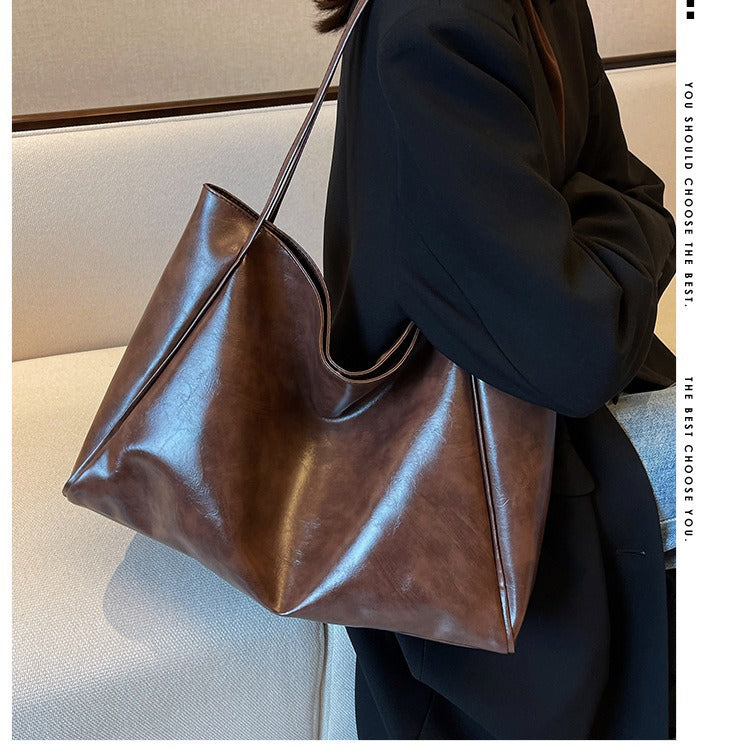 new bags women¡¯s new handbag retro easy matching shoulder bag casual tote big bag