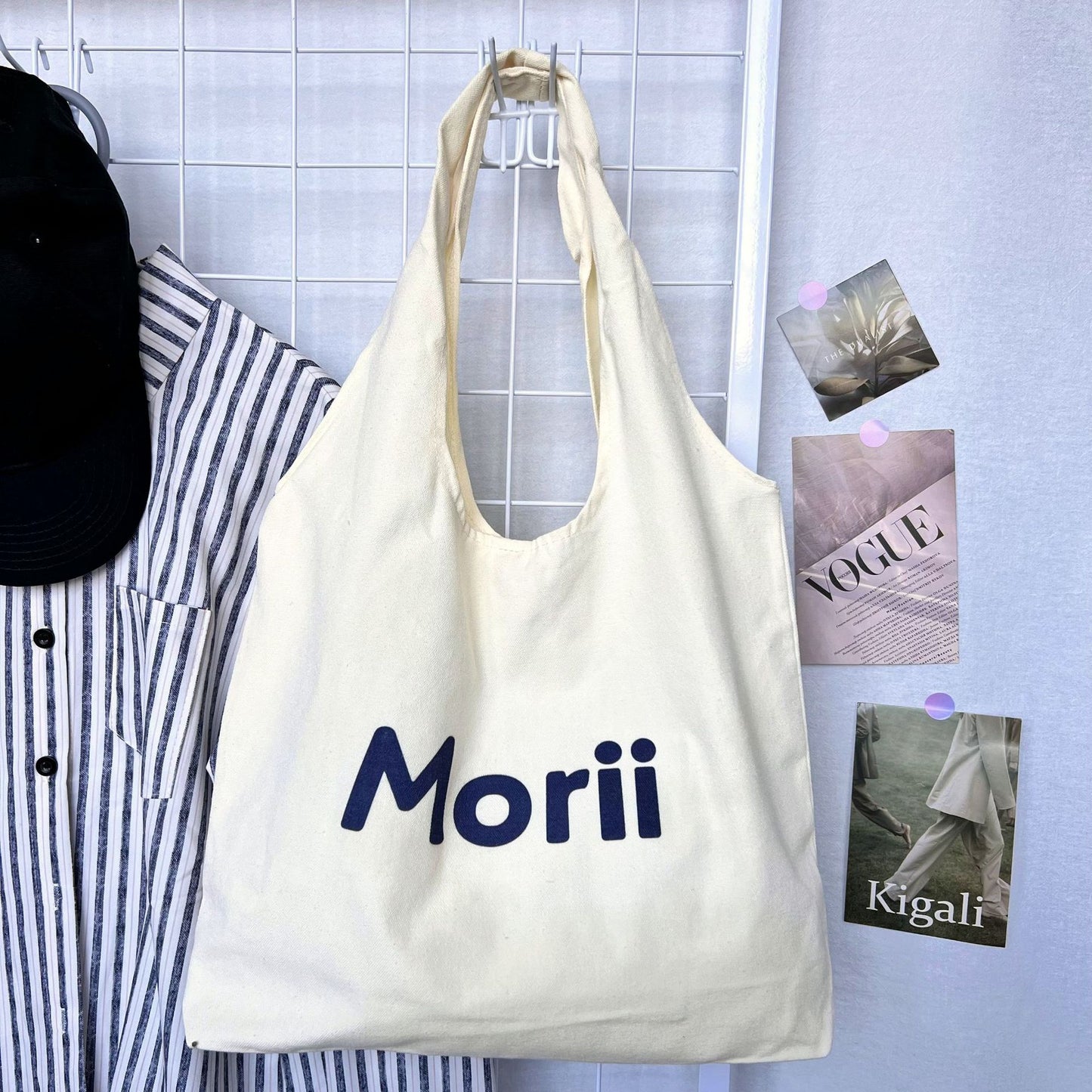 Cute Puppy Printed Canvas Tote Women's Shoulder Bag UV Commuter's All-Matching Large Capacity Bag