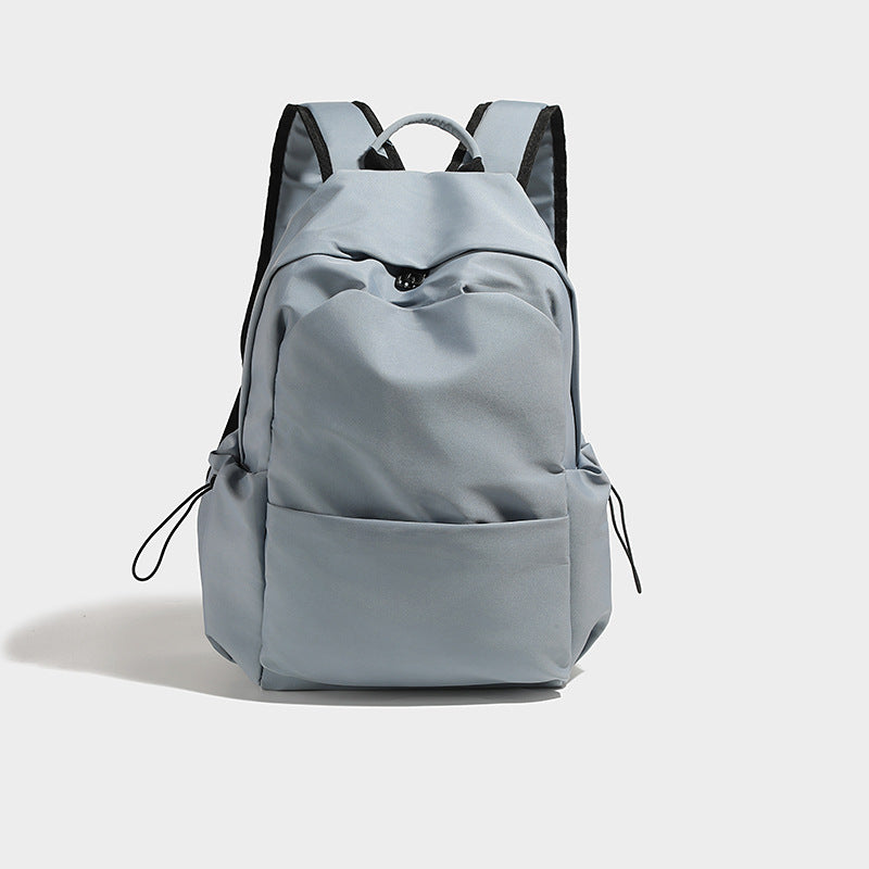 Simple Backpack New Men's and Women's Backpack Junior and Middle School Students Schoolbag Large Capacity Travel Bag