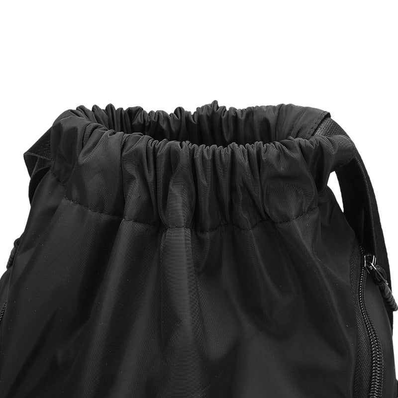 Backpack Men's and Women's Outdoor Drawstring Bundle Buggy Bag Basketball Training Sports Travel Large Capacity Lightweight Backpack