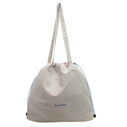 Women's Canvas Bag New Summer Large Capacity Versatile Shoulder Commuter Tote Bag