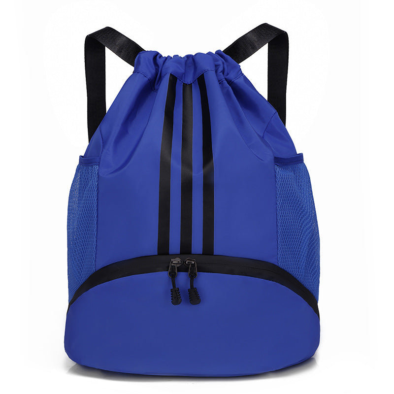 Lightweight Outdoor Sports Backpack with Drawstring Design, Breathable and Water-Resistant for Hiking, Cycling, Basketball and Football