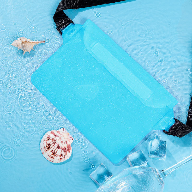 Three-Layer Sealed Transparent Mobile Phone Waterproof Bag Suitable for Swimming Mountaineering Beach Outdoor Sports