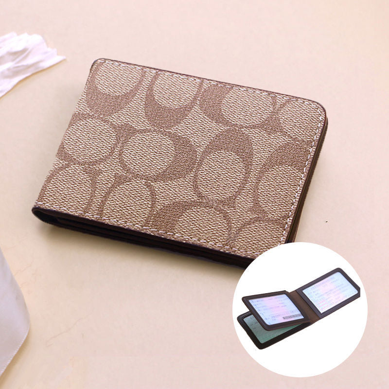 New Multi-Functional Motor Vehicle License Leather Case Ultra-Thin Good-looking Driving License Case Card Holder Integrated Driver's License Cover
