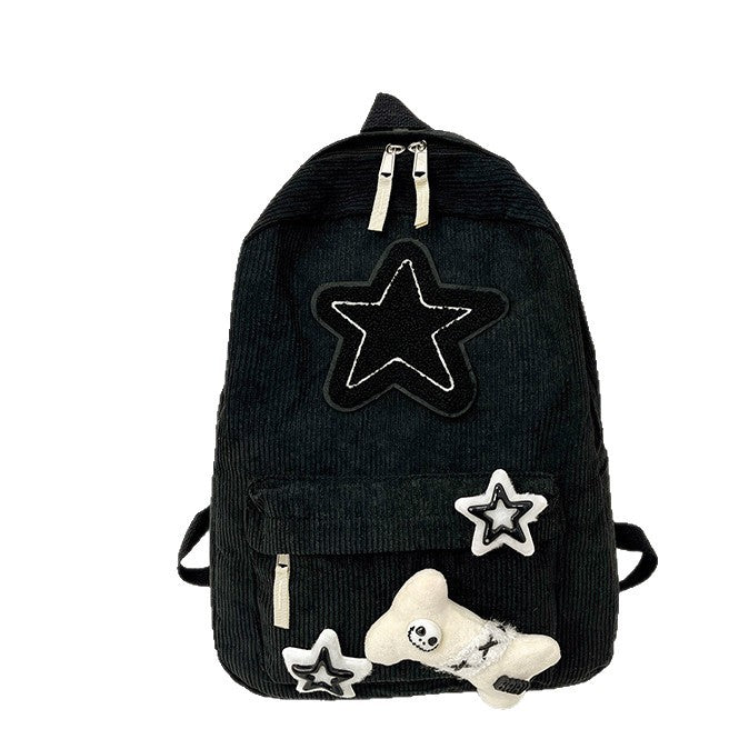 XINGX Schoolbag Female Japanese Large Capacity Preppy Style Backpack Junior High School Students Commuter Backpack New