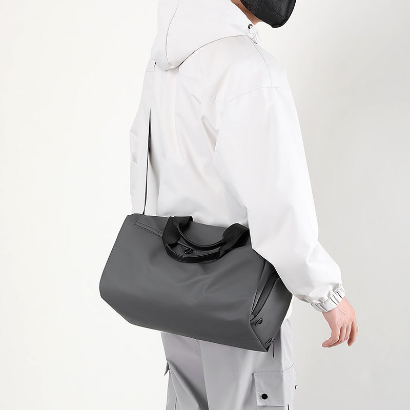 Men's and Women's Sports Gym Bag Large Capacity Dry Wet Separation Swim Bag Short Business Trip Travel Handbag