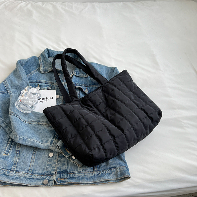 Underarm Bag Women's Fashion Casual Large Capacity New Korean Style Simple Western Style Shoulder Messenger Tote Bag