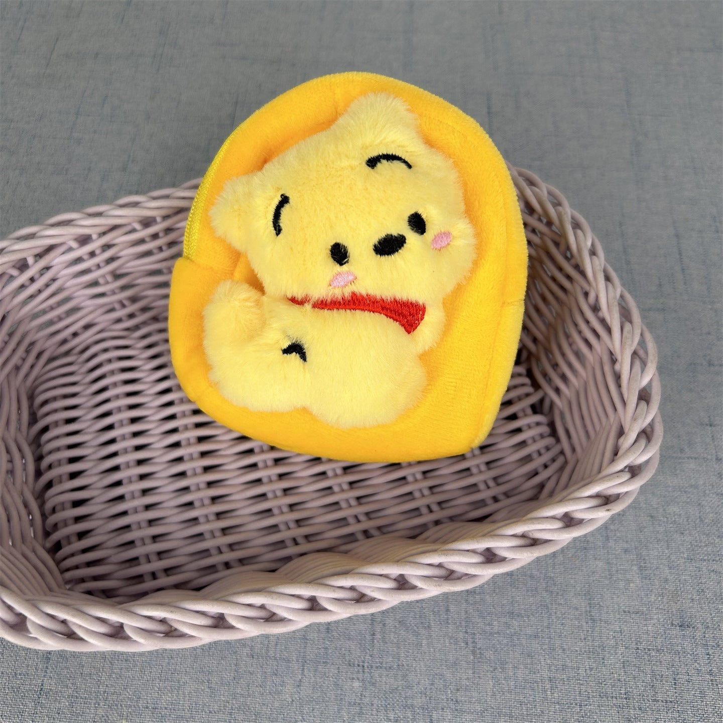 Women's Wallet Super Cute Plush Animal Coin Purse Cartoon Doll Daily Matching Hanging Wallet