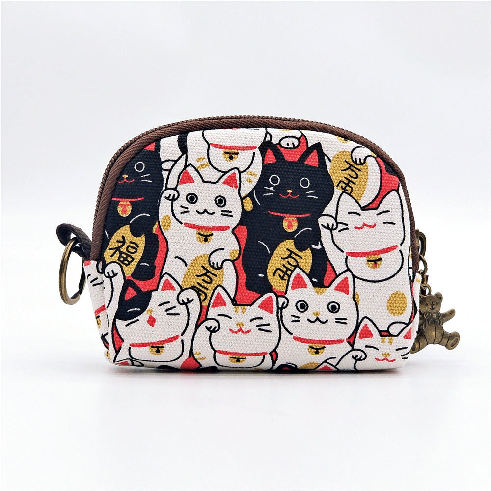 New Coin Purse Shell Small Cloth Bag Cute Girl Small Wallet Japanese Small Bag Coin Storage Bag
