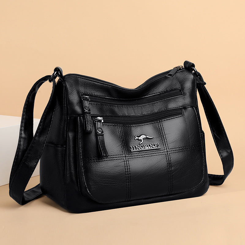 Bag Women's Messenger Bag New Multi-Layer Mother Bag Large Capacity Shoulder Bag