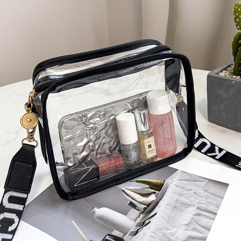 Women's Bag New Korean Style Transparent Jelly Pack Trendy Messenger Bag