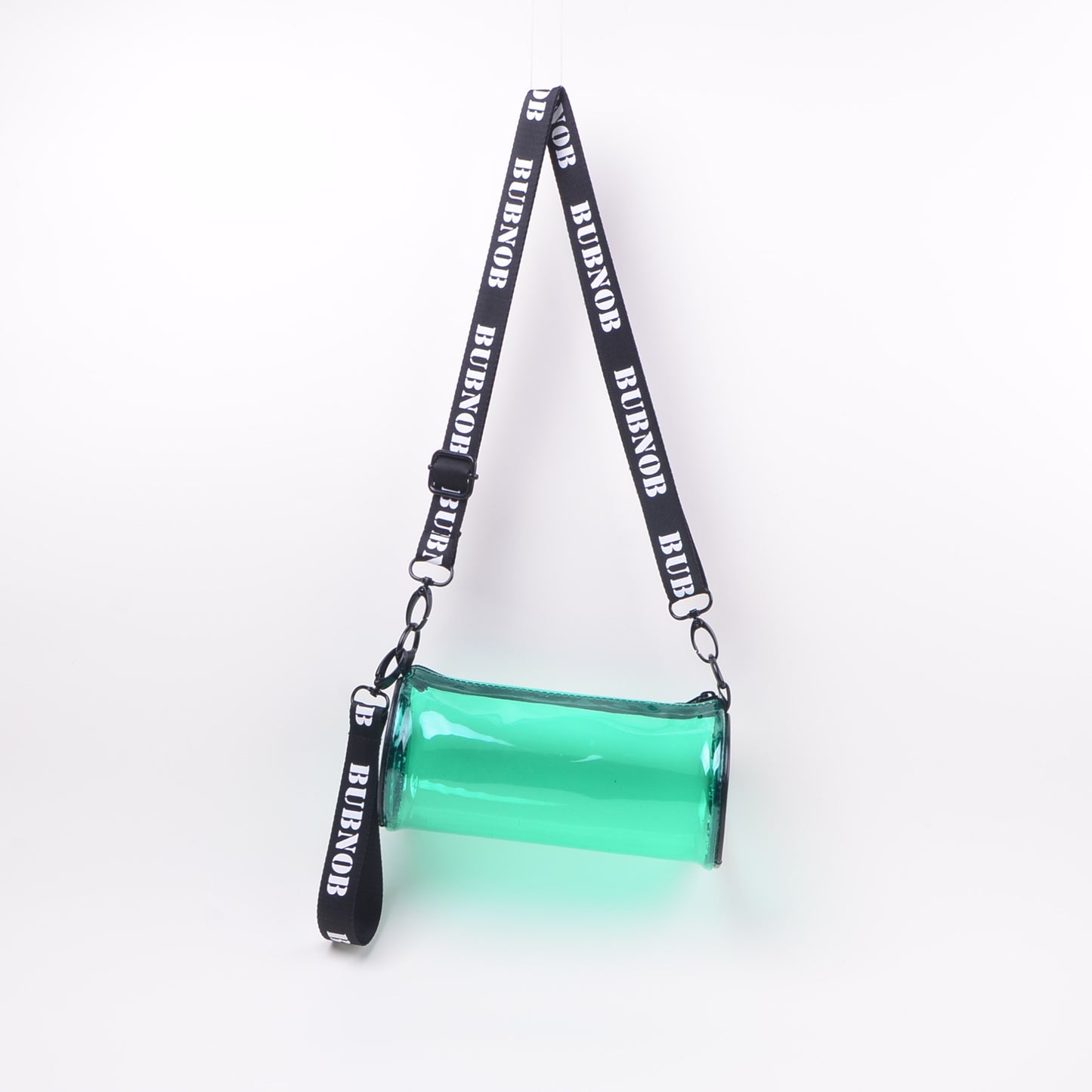 Transparent Cylinder Crossbody Bag 2024 New Fashion Clear Makeup Pouch for Daily Use and Travel