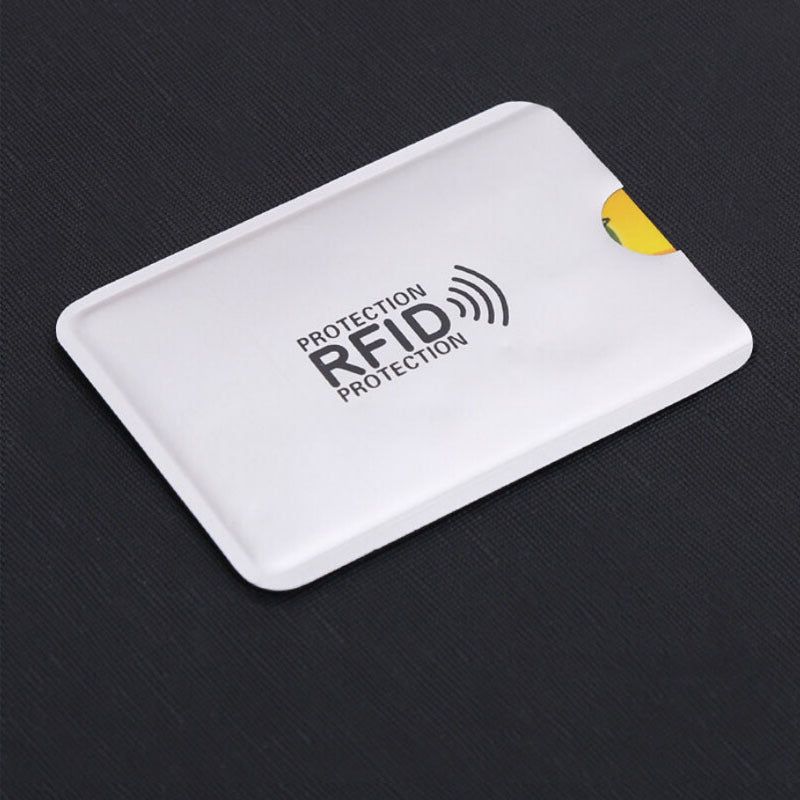 RFID Blocking Card Sleeve for Bank Cards and ID Protection, Anti-Theft and Anti-Scanning with Secure Shielding