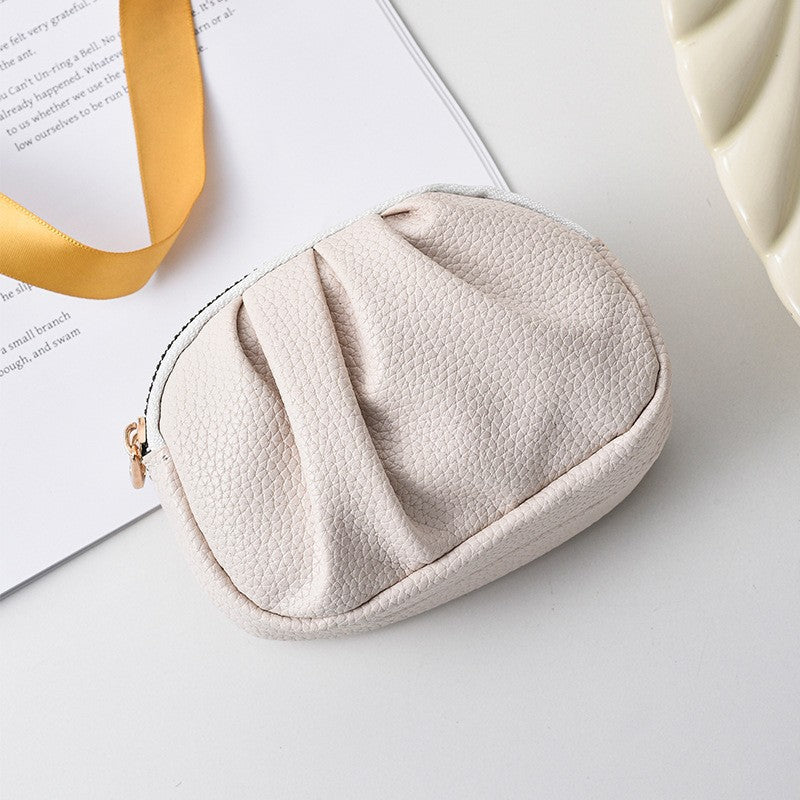 Elegant Pleated PU Clutch Bag for Women with Large Capacity, Perfect for Daily Use and Stylish Outfits