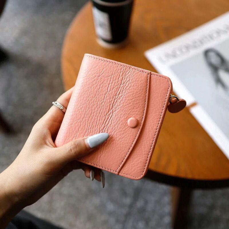 Compact Wallet for Women with Zipper Card Holder, Multi-Card Slots, ID & Cash Organizer, Urban Minimalist Design