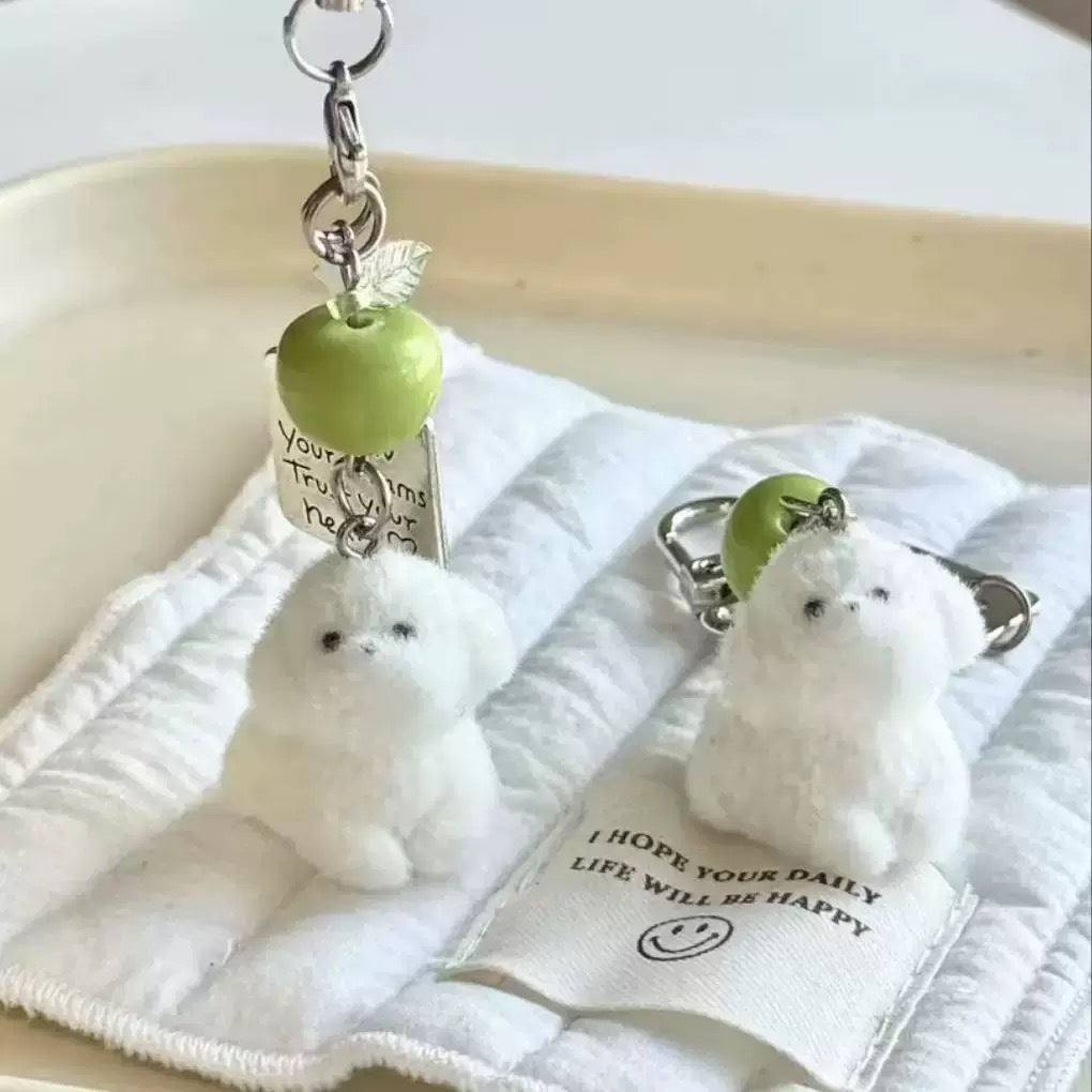 Jasmine maple leaf ginkgo wind chimes pendant phone case charm bag camera keychain lanyard