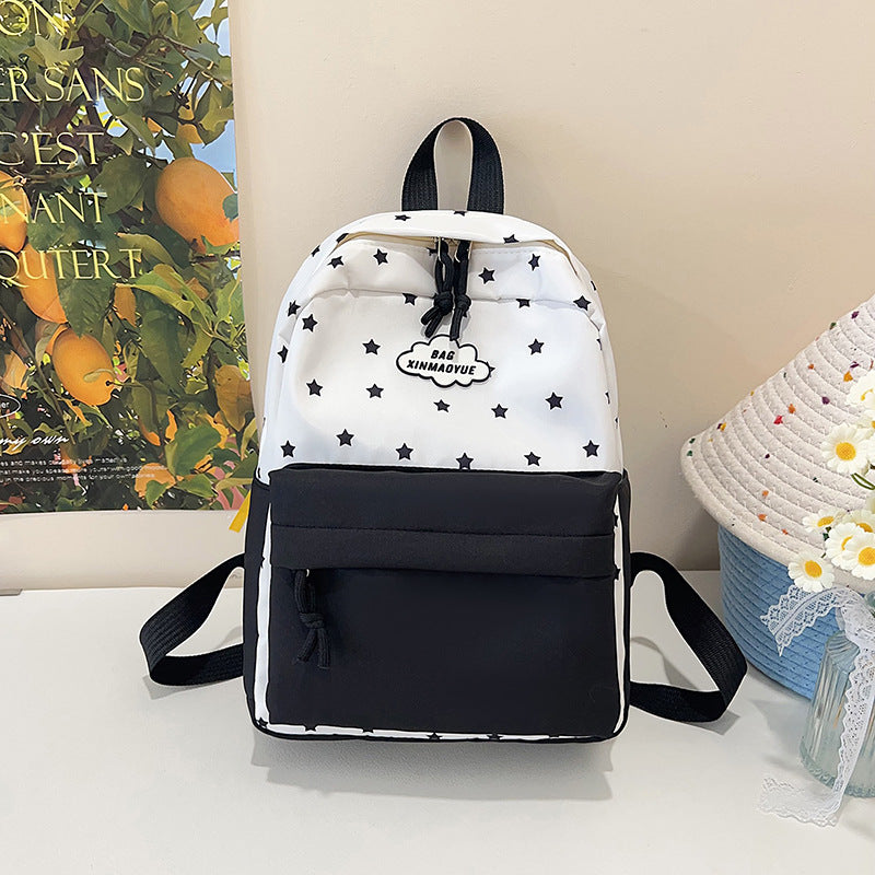 Cute Pastel Backpack for Students with Lightweight Design and Large Capacity, Perfect for School and Daily Use