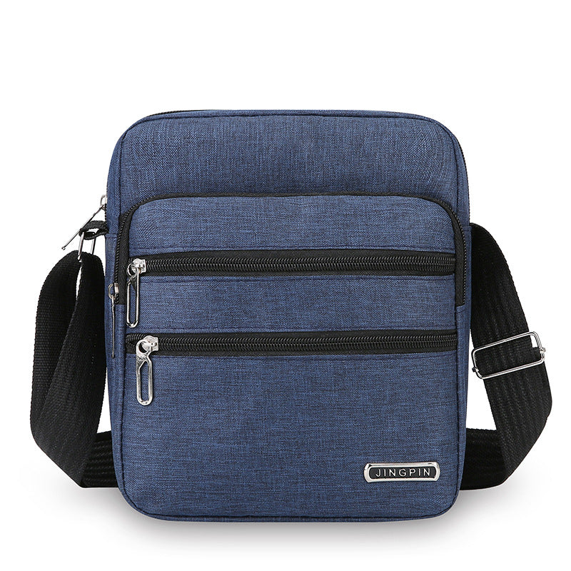 Fashionable Nylon Shoulder Bag with Multiple Pockets for Men and Women, Perfect for Daily Commute and Travel