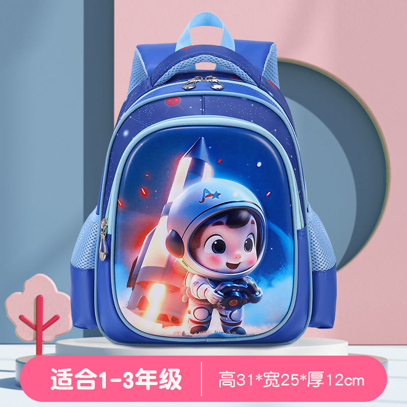 Cute Kids Backpack with Cartoon Character Design, Breathable Waterproof Oxford Fabric, Lightweight and Durable for Preschool and Elementary School