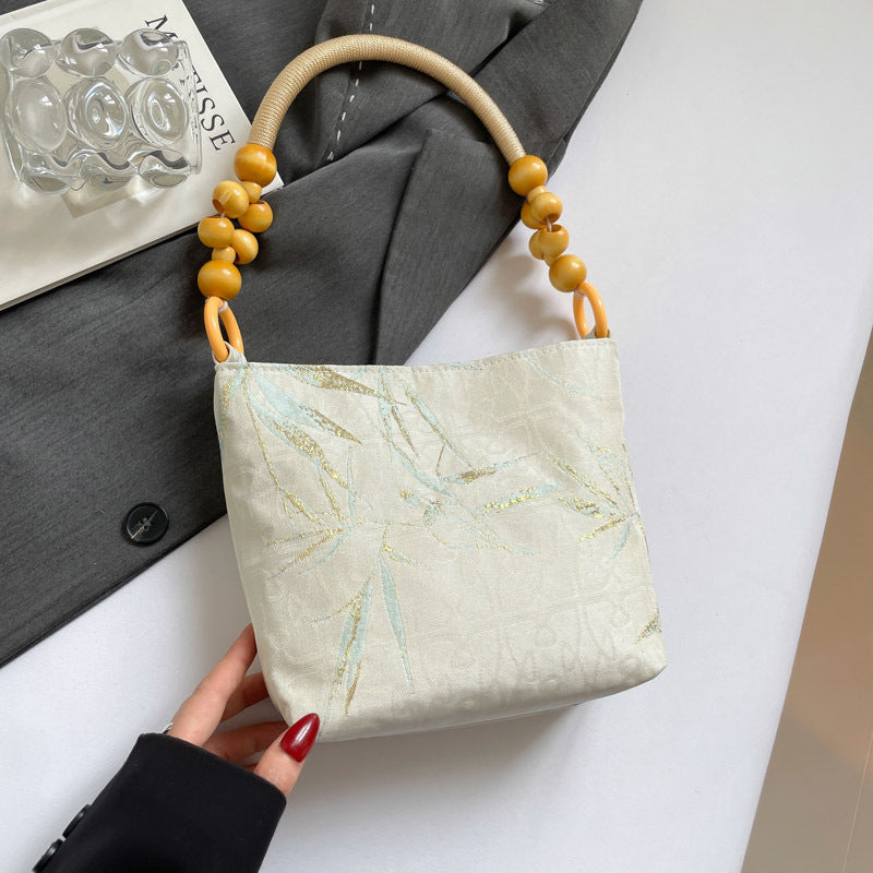 New Chinese Style Minority All-Match Underarm Bag Tote Bag for Women Summer New Good-looking Artistic Embroidered Shoulder Bag