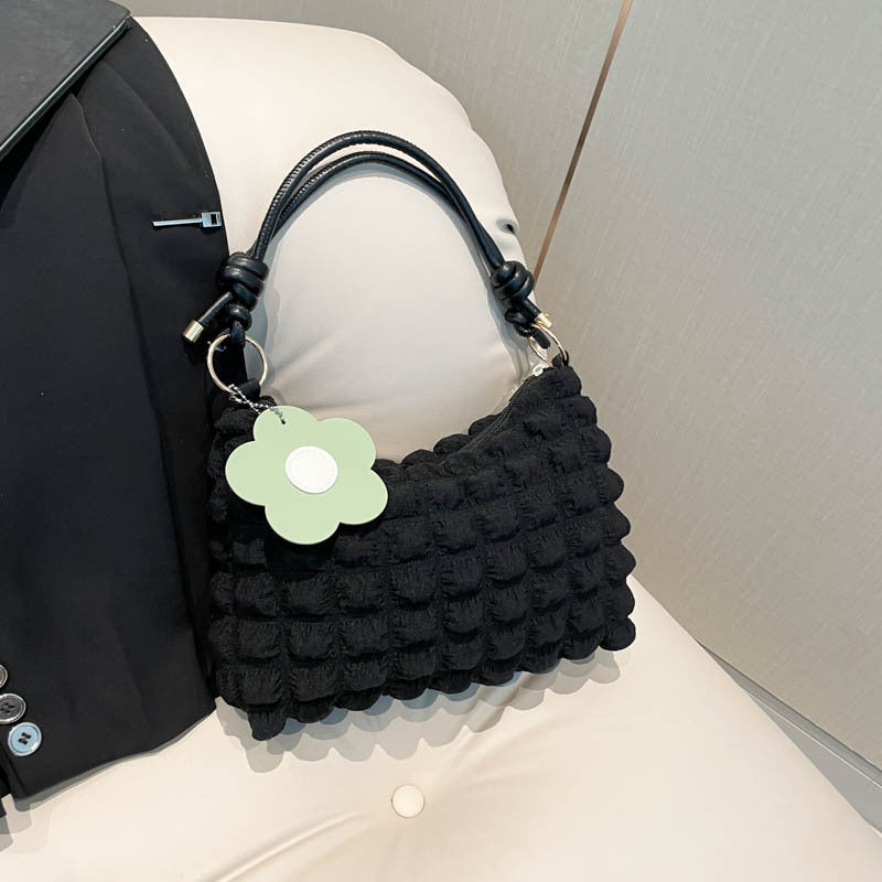 Underarm Bag Female Summer New Fashion Bubble One-Shoulder Versatile Lady Style Dumpling Bag