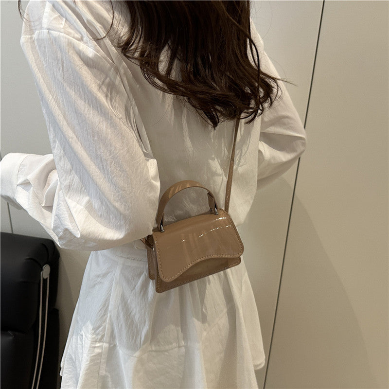 Women's Solid Color Small Square Bag - Elegant Crossbody & Shoulder Purse for Spring