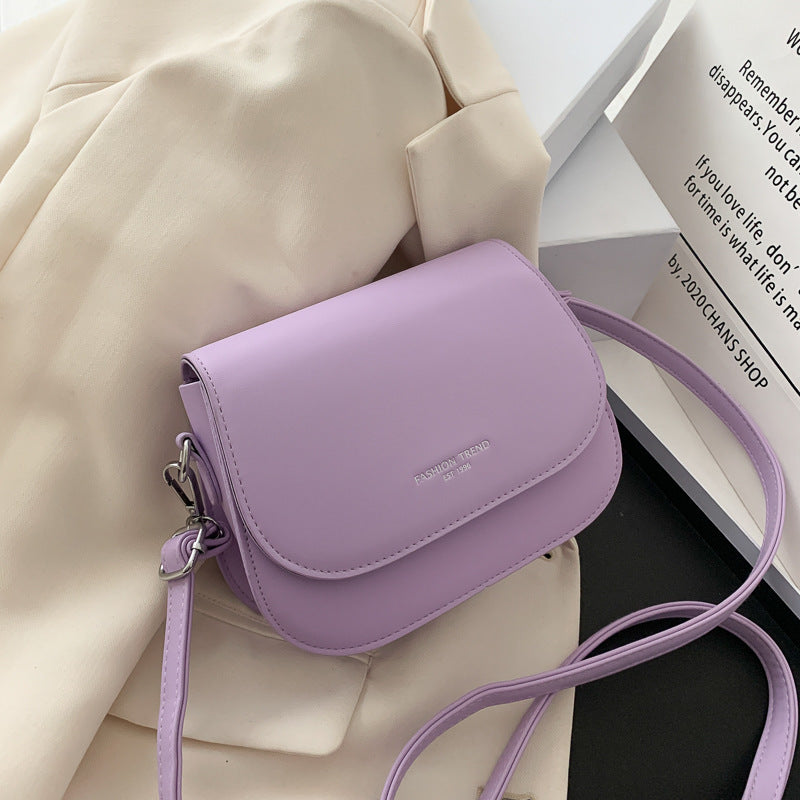 2025 New Fashion Trend Mini Crossbody Bag for Women, Soft PU Leather with Zipper Pocket and Snap Closure, Stylish Daily Accessory