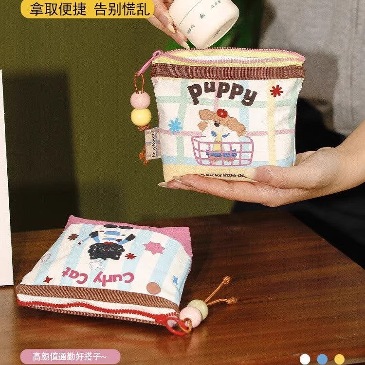 Women's Buggy Bag Travel Makeup Headset Data Cable Medicine Portable Dispensing Waterproof Coin Purse