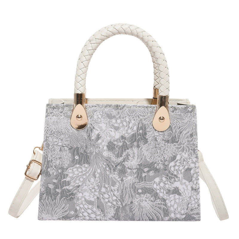 New Embroidered Printed National Style Cross-Body Special Interest Light Luxury Texture Western Style Shoulder Crossbody Quality Women's Bag Handbag