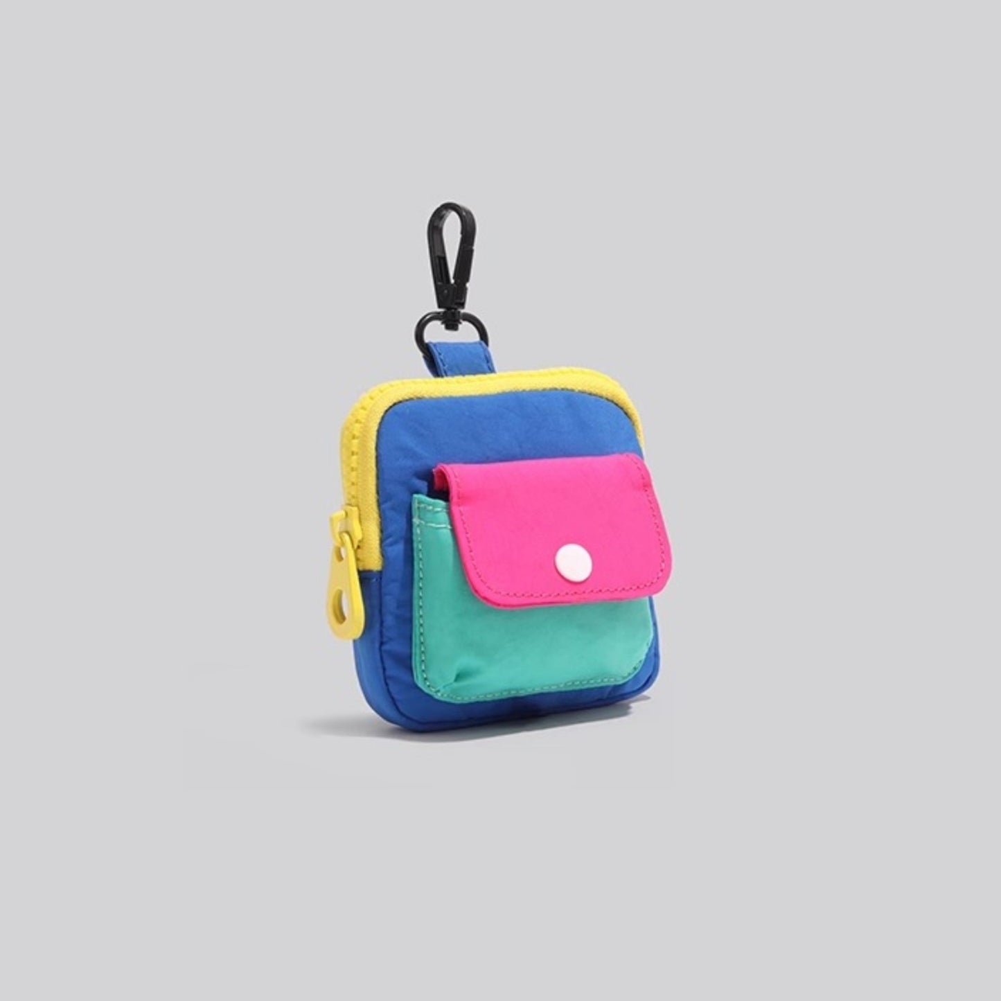 Contrast Color Mini-Portable Storage Bag Female Small Saddle Bag Bluetooth Headset Lipstick Coin Change Jacket