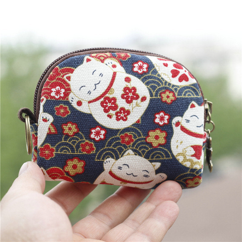 New Coin Purse Shell Small Cloth Bag Cute Girl Small Wallet Japanese Small Bag Coin Storage Bag