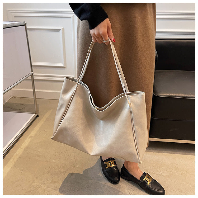 new bags women¡¯s new handbag retro easy matching shoulder bag casual tote big bag