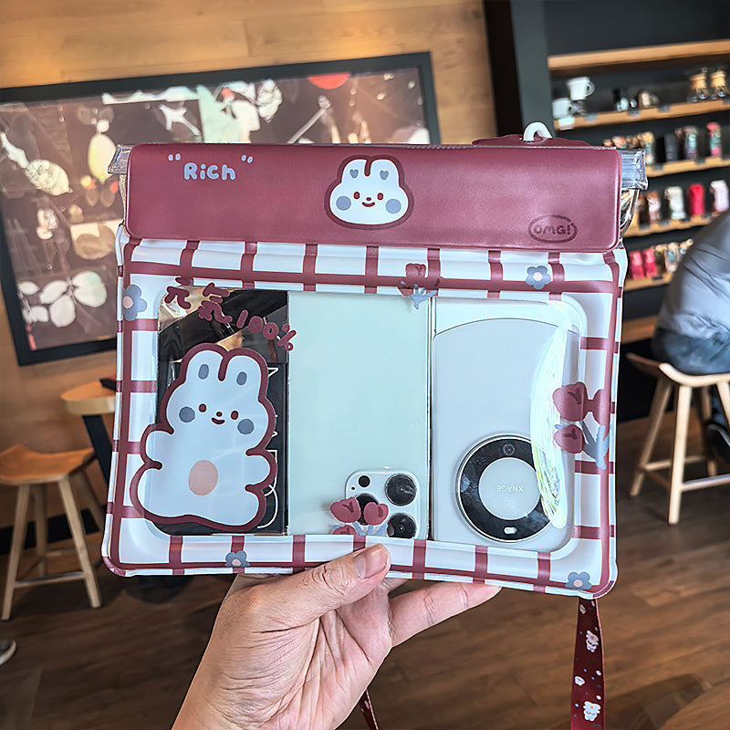 Cute Touch Screen Waterproof Mobile Phone Bag Swimming and Playing Water Essential Multiple Seal Design Adjustable Crossbody Rope