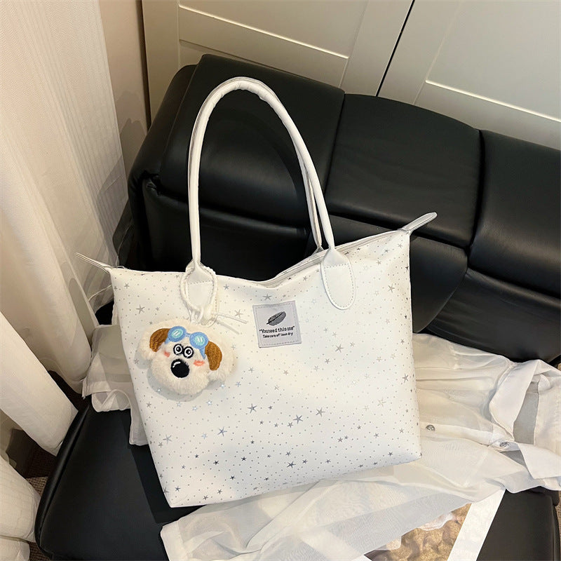 Korean Style Large Capacity Totes New Commuter Shoulder Underarm Chain Handbag
