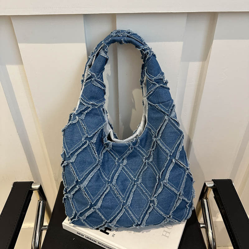 Tote Bag Women's New Western Style Fashion Individual Casual Beautiful Shoulder Crossbody Underarm Bag