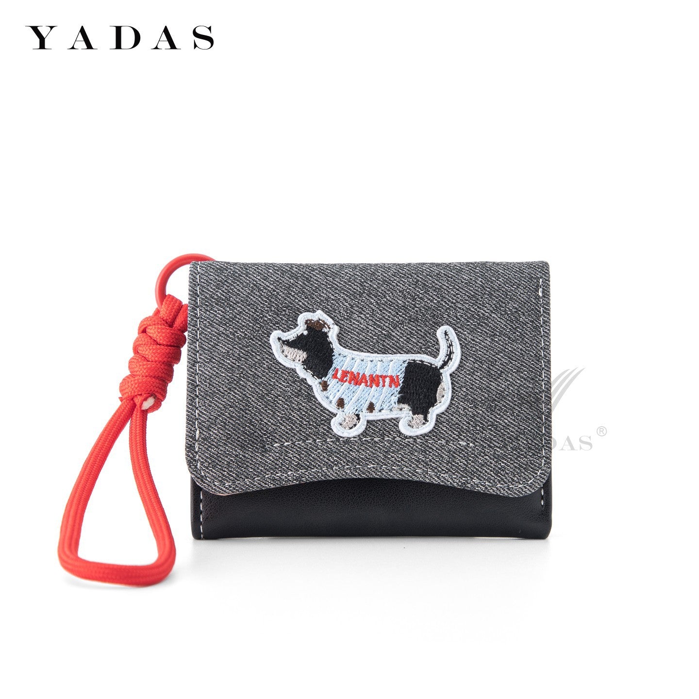 Minimalist PU Card Wallet with Rope Strap for Women, Lightweight and Multi-functional Everyday Accessory